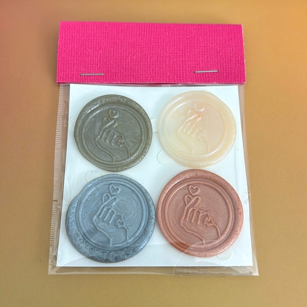 HANDMADE Hand and Heart Wax Seals NEW